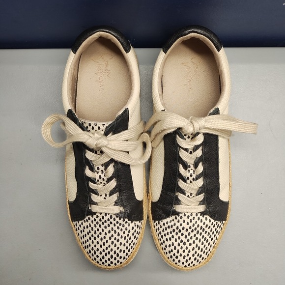 Crown Vintage Adelite Espadrille Sneakers Womens US 9M Multi Snake Print Lace Up - Picture 6 of 7